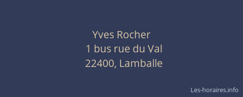 Yves Rocher