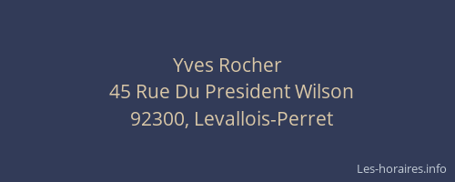 Yves Rocher