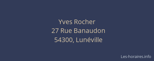 Yves Rocher