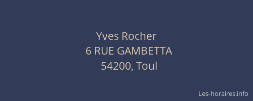 Yves Rocher