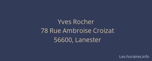 Yves Rocher