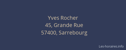 Yves Rocher