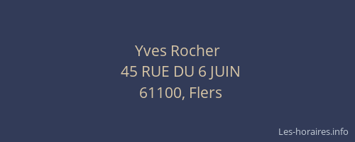 Yves Rocher