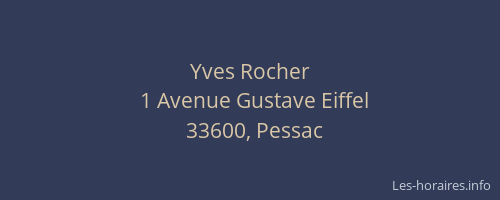 Yves Rocher