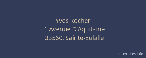 Yves Rocher