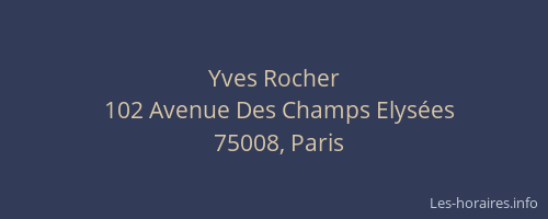 Yves Rocher