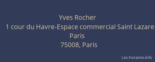 Yves Rocher