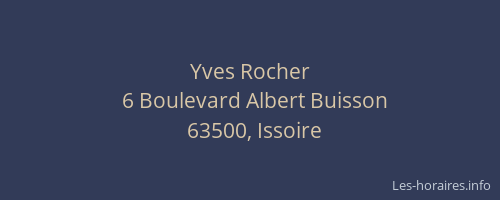 Yves Rocher