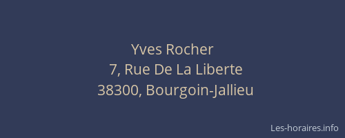 Yves Rocher