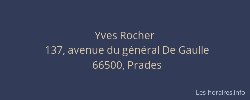 Yves Rocher