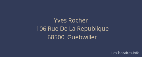Yves Rocher