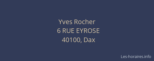 Yves Rocher