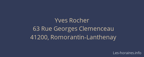 Yves Rocher