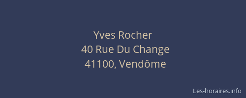 Yves Rocher