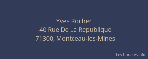Yves Rocher