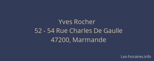 Yves Rocher