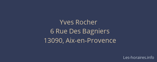 Yves Rocher