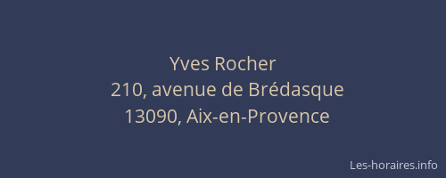 Yves Rocher