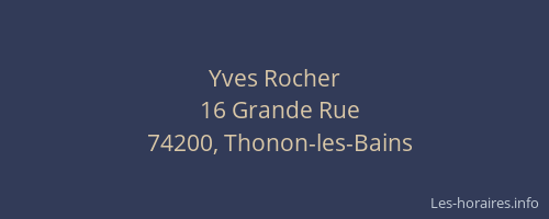 Yves Rocher