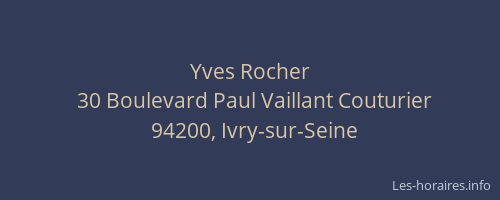 Yves Rocher