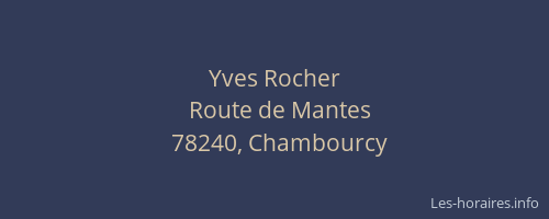 Yves Rocher