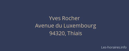 Yves Rocher