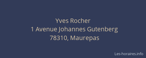 Yves Rocher
