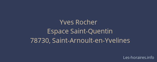 Yves Rocher