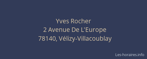 Yves Rocher