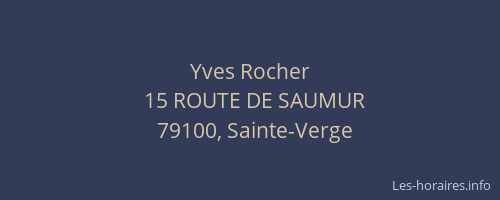 Yves Rocher