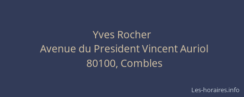 Yves Rocher