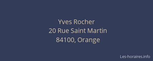Yves Rocher