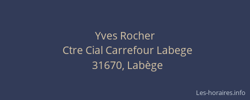 Yves Rocher