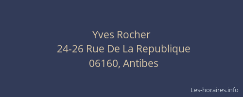 Yves Rocher
