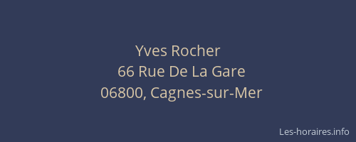 Yves Rocher