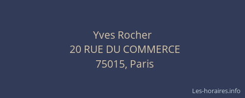 Yves Rocher