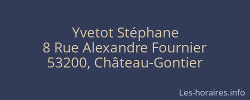 Yvetot Stéphane
