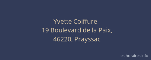 Yvette Coiffure
