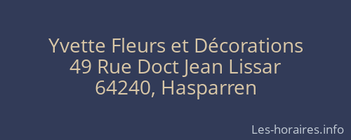 Yvette Fleurs et Décorations