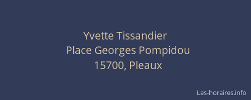 Yvette Tissandier