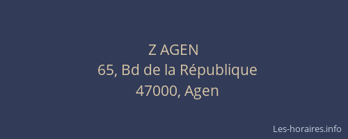 Z AGEN