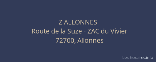 Z ALLONNES