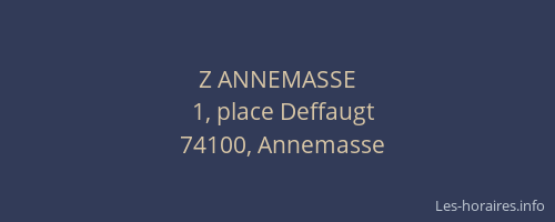Z ANNEMASSE