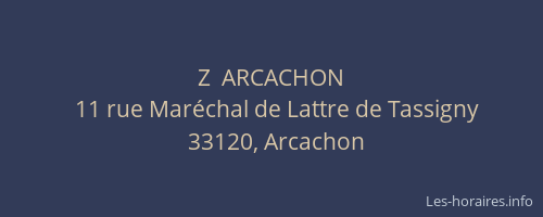 Z  ARCACHON
