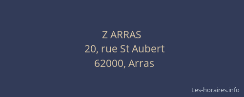 Z ARRAS