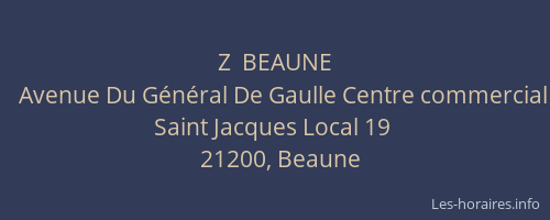Z  BEAUNE