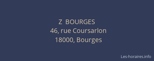 Z  BOURGES