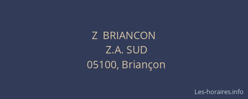 Z  BRIANCON