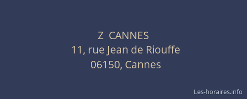 Z  CANNES