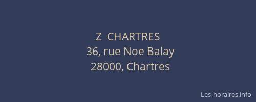 Z  CHARTRES